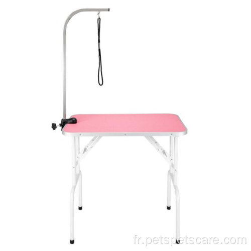 Table de toilettage pour chats de chien pliable réglable